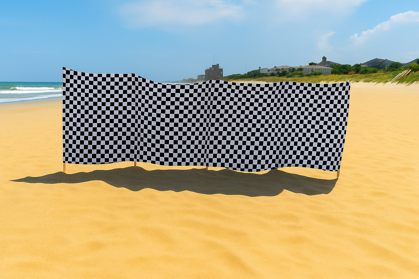 Beachy Wind Breaker, Shield, beach, beach fence, space divider, screen, wind breaker, wind blocker, privacy screen, portable wind screen.